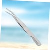 TOVINANNA Portable Eyebrow Tweezer with Comb Stainless Steel Eyelash Extension