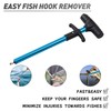 Portable Fishing Hook Remover Tools T-Shape Aluminum Extractor Squeeze-Out Fish
