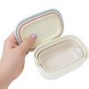 Hokkori Mokomocha Antibacterial 3P Nesting Lunch Box, Rectangle