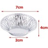 50PCS Silver Mini Pie Tins, Round Tart Pie Foil Pans,