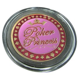 MRC Poker Hand Painted Poker Card Guard Cover Protector - Poker Princess