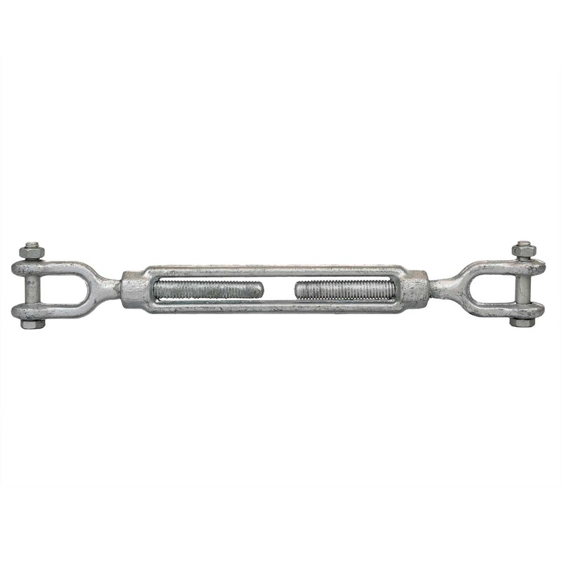 US Cargo Control Jaw and Jaw Turnbuckle, 1/2" x 9",