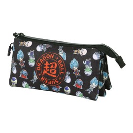 Dragon Ball Androids-ECO Triple Pencil Case, Black, black, Eco Triple Pencil Case Android