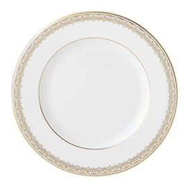 Lenox Lace Couture Gold Salad Plate, 0.70 LB, White
