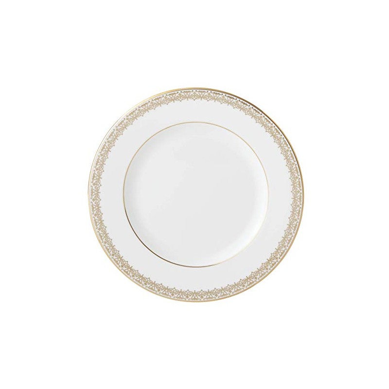 Lenox Lace Couture Gold Salad Plate, 0.70 LB, White