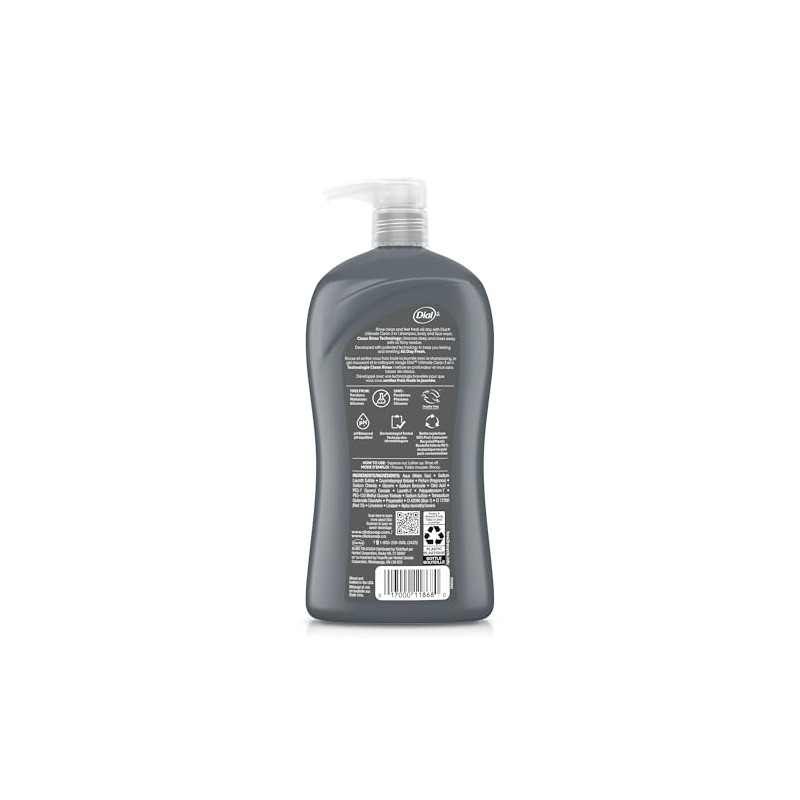 Dial for Men Hair + Body Wash, Ultimate Clean, 32