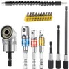 Flexible Drill Bit Extension Set, Includes 105° Right Angle Drill,
