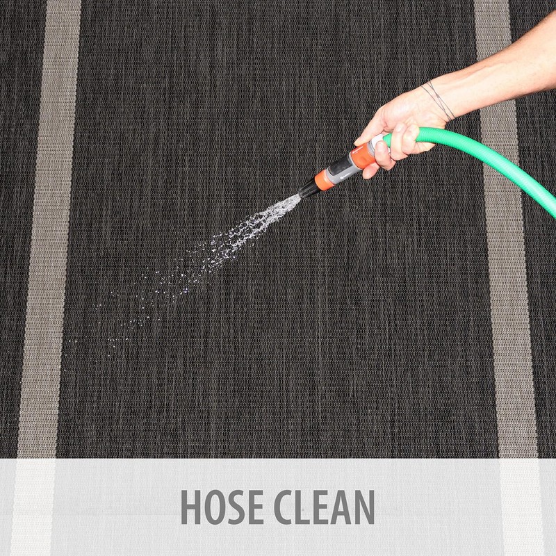 CAMILSON Outdoor Rug 5x7,Modern Outside Rugs for Patios Porches Waterproof