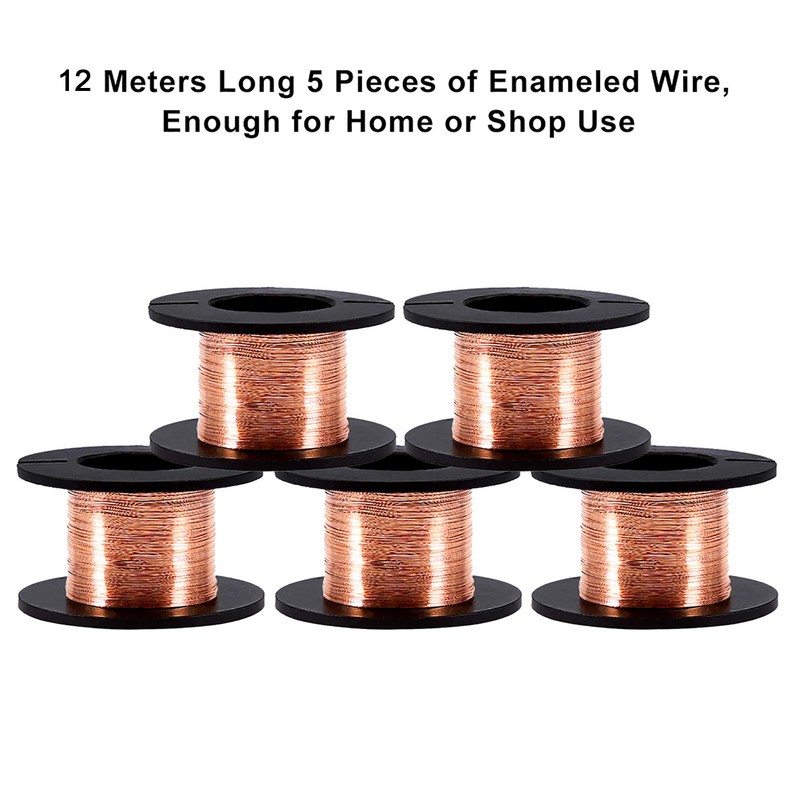 AWG 0.1mm Magnet Wire - Enameled Copper Wire for Winding
