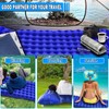 I LITTON Blue Self Inflating Sleeping Pad Camping Mat with