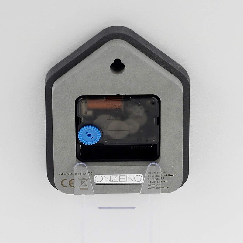 ONZENO Design Wall Clock 'The Acqua.' without Ticking Noises