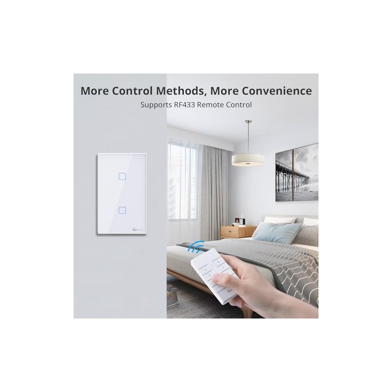 SONOFF SONOFF Smart Light Switch, 2.4GHz WiFi Touch Smart Wall