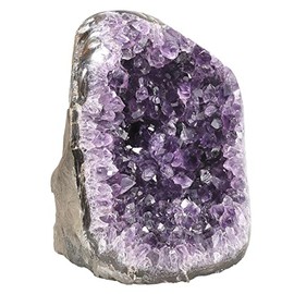 KYEYGWO KYEYGWO Natural Amethyst Crystal Cluster Gemstone Specimen for Home Decoration Raw Druzy Geode Quartz Stone Figurine for Reiki Healing Meditation, 900-1000g