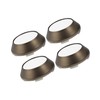 Partuto 65mm Dia Car Wheel Center Hub Caps Bronze Tone