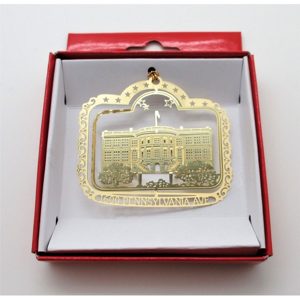 The White House Brass Christmas ORNAMENT Souvenir Gift