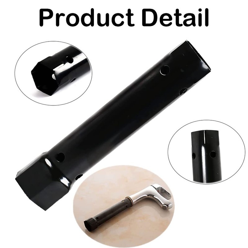 LightBeacon Pipe Wrench, 2 in 1 Socket Wrench, Hose Wrench