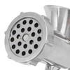 Meat Grinder Small Aluminum Alloy Composite Wood Incisive Blade Silver