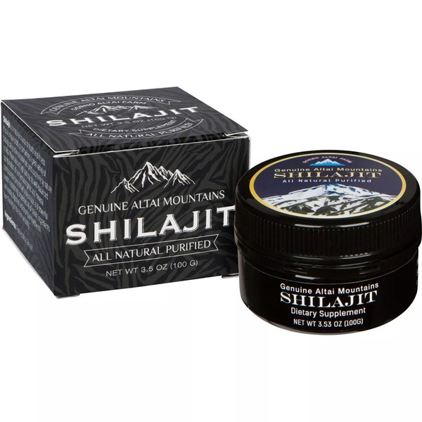 Pure Shilajit Resin 5 Month Supply Golden Grade Altai Mountains