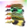 Outanaya 5pcs 9cm Bionic Baits Realistic Fishing 5 Durable Colors