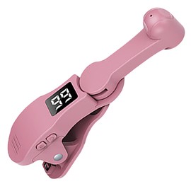 EdisonBrain Smartphone Hitting Tool for Smartphones, Automatic Tap, Speed Adjustable, Continuous Hitting Switch (Pink)