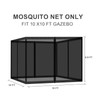 BPS 10' x 10' Gazebo Universal Mosquito Netting Screen Replacement,