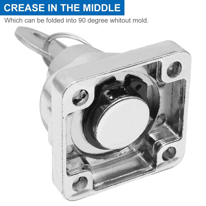 4 Pack Keyed Hasp Latch Lock 4 x 1-5/8 inch