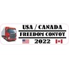 StickerTalk USA Canada Freedom Convoy 2022 Magnet, 10 inches by
