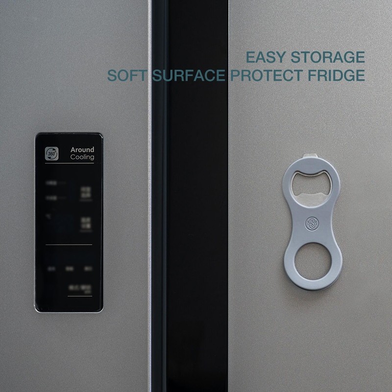 8SOM 2 in 1 Magnetic Beer Bottle Opener for Refrigerator