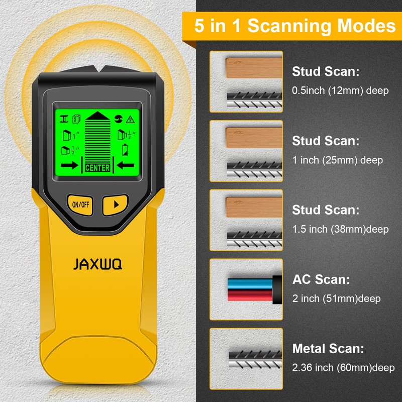 Stud Finder Wall Scanner - 5 in 1 Stud Finder