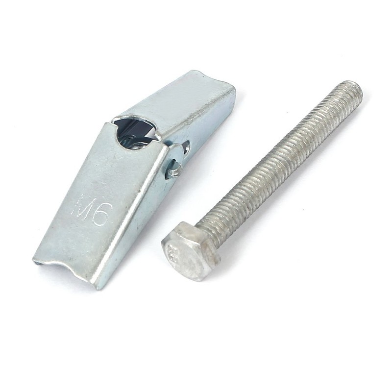uxcell M6 Thread Spring Wing Toggle Hollow Plasterboard Wall Anchor