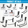 Landhoow 36 Pcs Slatwall Hooks & Hangers 32 Pcs Heavy