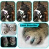 VICTHY 160pcs(16 Colors) Cat Nail Caps Cat Claw Caps Cat