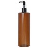 Blackout Plastic Bottle Pump, Brown, 16.9 fl oz (500 ml)