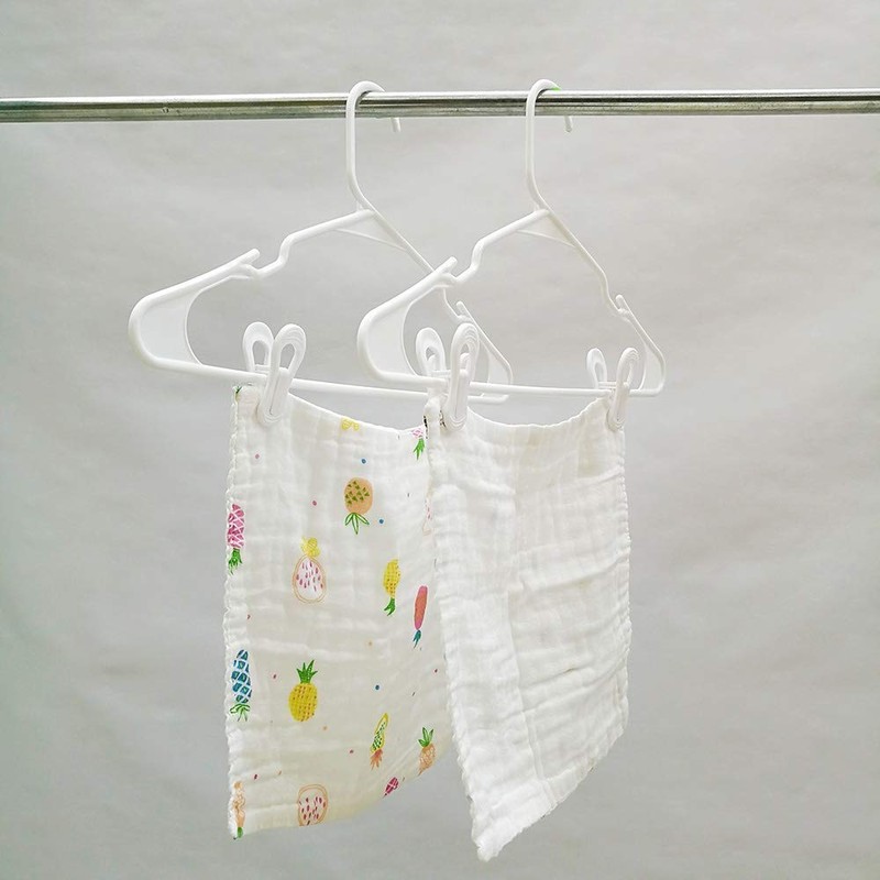 Quadow Hanger Clips 30 Pack, Multi-Purpose Hanger Clips for Hangers,