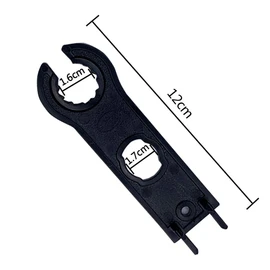 Set of 6 MC4 Connectors - Dedicated Tool for Cable Connection - Convenient MC4 Assembly Tool for Securely Tightening Spanner Wrench Caps to Remove Male and Female MC4