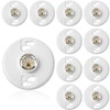 Saysurey 10 Pcs E26 Medium Base Ceiling Lamp Holder Keyless