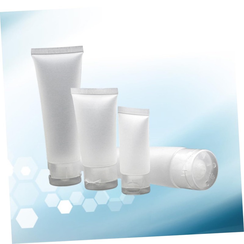 Ipetboom 4pcs Empty Lotion Travel Bottle Screw Top Pump for