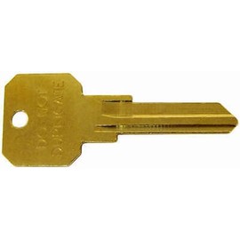 DND-KW1 Do Not Duplicate Key Blank for Kwikset Lock Sets, Brass Finish - Pack of (50)