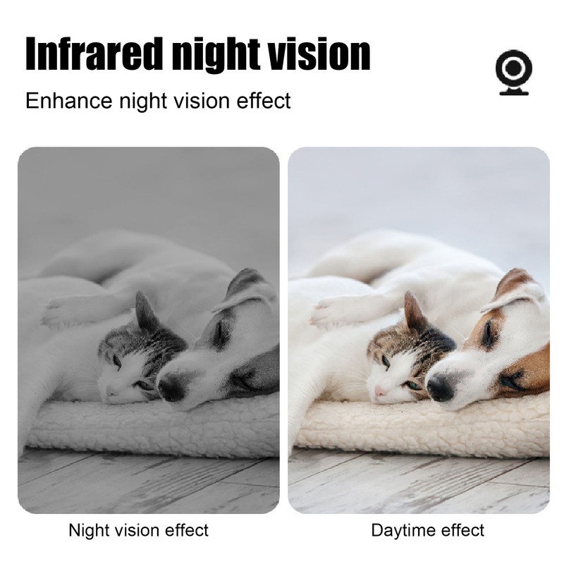 Surveillance Camera HD 1080P Infrared Night Vision 360° Angle Adjustable