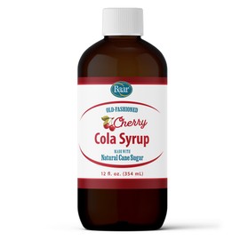 Caffeine Free, Non-carbonated Cherry Cola Syrup with Pure Cane Sugar (No High Fructose Corn Syrup), 12 Oz.
