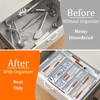 Spaclear Large Utensil Drawer Organizer Expandable Silverware Organizer for Kitchen