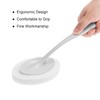 PATIKIL 13.5cm Putzbürste 2Pack Schrubben Rutschfest Handgriff Badewanne Schwamm Grau