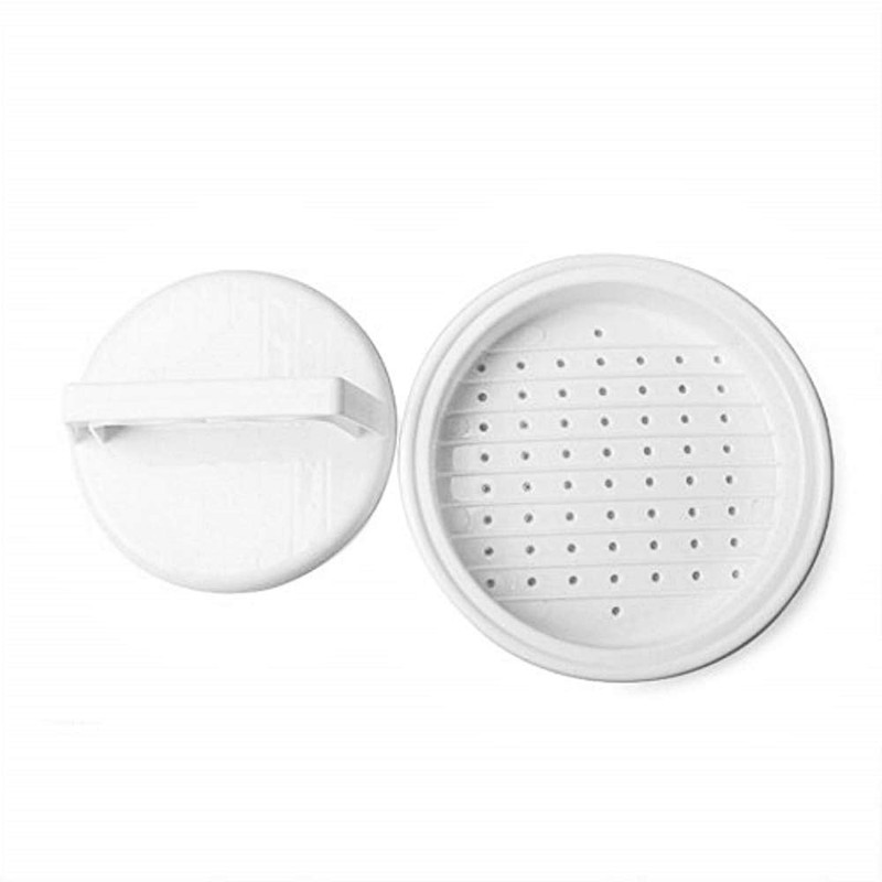Lovelegis Hamburger shape plastic crushes mold with manual pressure circumference