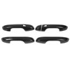 Car Exterior Door Handle Panel Carbon Fiber Style Outer Handle