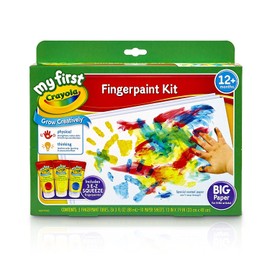 Crayola My First Fingerpaint Kit, Washable Paint, Gifts, Ages 1, 2, 3, 4, 5