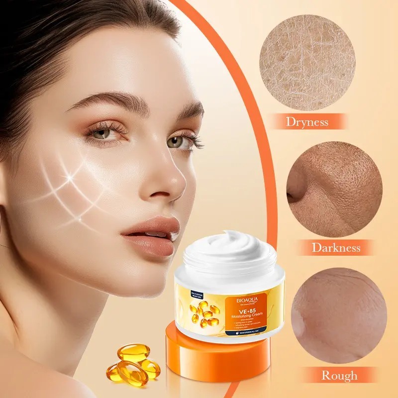 Bioaqua Crema VE B5, repara e ilumina piel mixta, uso