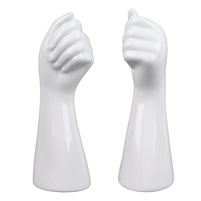 Human Body Ceramic Hand Vase Decorative Crafts Creative Living Room