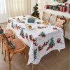Tablecloth Christmas Tablecloth Washable Christmas Table Cloth Garden Tablecloth Oilcloth
