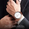 Credrio Watch Mens Watches Fashion Minimalist Ultra-Thin Watches for Men