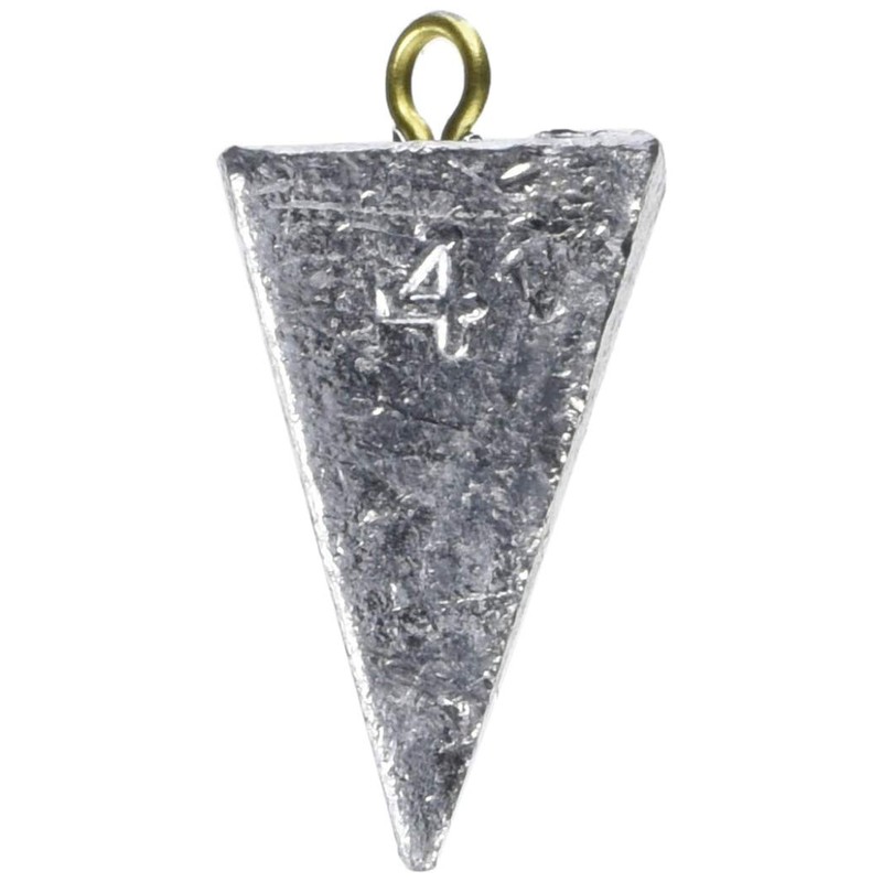 Bullet Weights WPY4-24 Pyramid Fishing Sinker (3-Pack), 4-Ounce